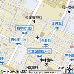 和光時計店周辺の地図