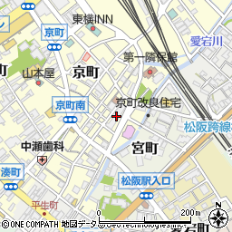 京町改良住宅Ｃ棟周辺の地図