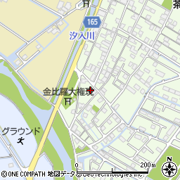 岡山県倉敷市茶屋町127-6周辺の地図