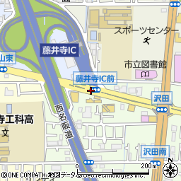 藤井寺Ｉ．Ｃ前周辺の地図
