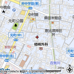 広島県府中市元町490周辺の地図