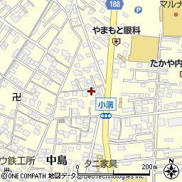 岡山県倉敷市中島2163周辺の地図