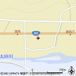 広島県山県郡安芸太田町上殿172周辺の地図