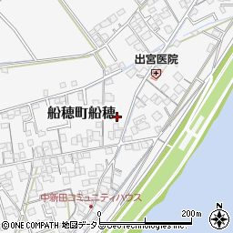 岡山県倉敷市船穂町船穂1390周辺の地図