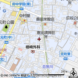 広島県府中市元町408周辺の地図