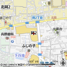 ザクロックハウス　イオン藤井寺店周辺の地図