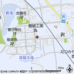 澤公民館周辺の地図