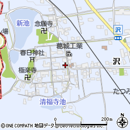 奈良県北葛城郡広陵町沢858周辺の地図