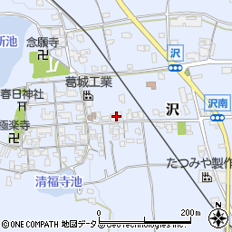 奈良県北葛城郡広陵町沢553周辺の地図