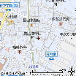 広島県府中市元町111周辺の地図