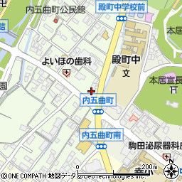 三重県松阪市内五曲町88周辺の地図
