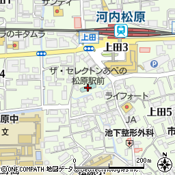 ザ・セレクトンあべの松原駅前周辺の地図
