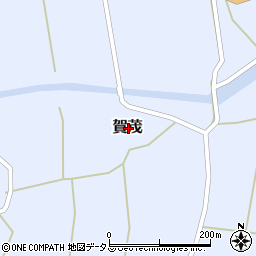 広島県世羅郡世羅町賀茂周辺の地図