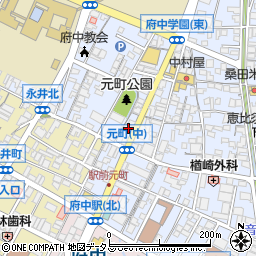 広島県府中市元町484周辺の地図
