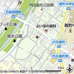 三重県松阪市内五曲町107周辺の地図