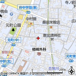 広島県府中市元町400周辺の地図