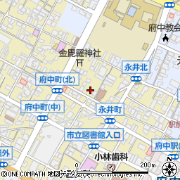 広島県府中市府中町186周辺の地図