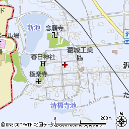 奈良県北葛城郡広陵町沢868周辺の地図