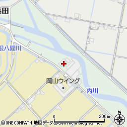岡山県岡山市南区藤田205周辺の地図
