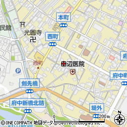 広島県府中市府中町851周辺の地図