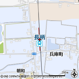 奈良県天理市周辺の地図