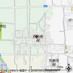 奈良県磯城郡田原本町西代257周辺の地図