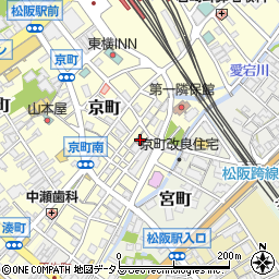 京町教育集会所周辺の地図