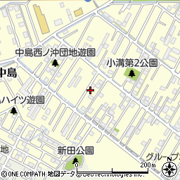 岡山県倉敷市中島1764周辺の地図