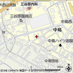 岡山県倉敷市中島1480周辺の地図