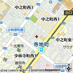 〒590-0961 大阪府堺市堺区寺地町西の地図