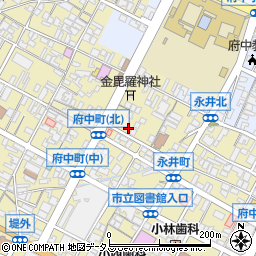 宮定楽器店周辺の地図
