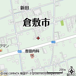岡山県倉敷市新田2768-16周辺の地図