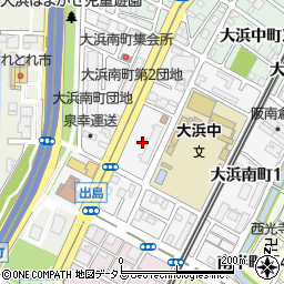 大阪府堺市堺区大浜南町2丁3周辺の地図