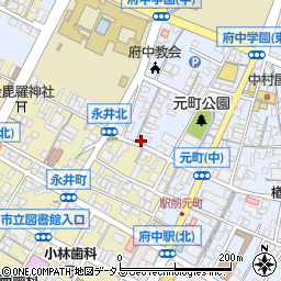 広島県府中市元町554周辺の地図