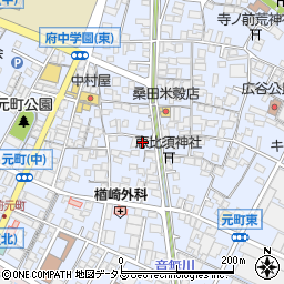 広島県府中市元町402周辺の地図