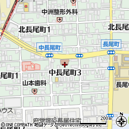 大阪府堺市北区中長尾町3丁周辺の地図