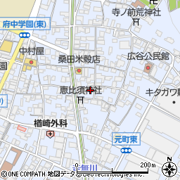 広島県府中市元町120周辺の地図