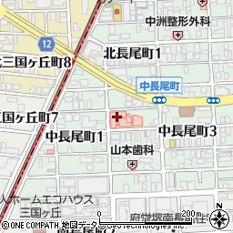 金岡病院周辺の地図