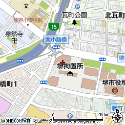 ゆうちょ銀行堺店周辺の地図