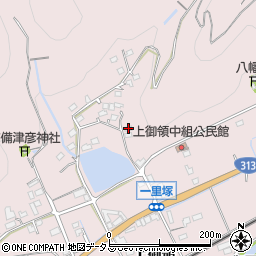 広島県福山市神辺町上御領1236-2周辺の地図