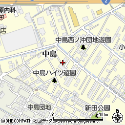 岡山県倉敷市中島1825周辺の地図