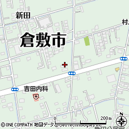 コスモ石油販売株式会社　山陽カンパニーセルフ倉敷新田周辺の地図