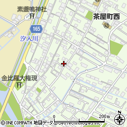 岡山県倉敷市茶屋町146-1周辺の地図