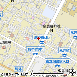 広島県府中市府中町158周辺の地図