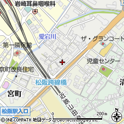 三重県松阪市末広町1丁目292周辺の地図