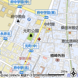 広島県府中市元町492周辺の地図