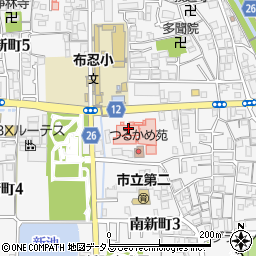 阪南中央病院（阪南医療福祉センター）周辺の地図