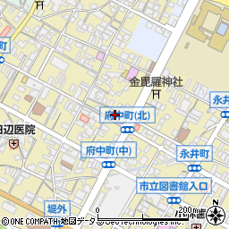 広島県府中市府中町710周辺の地図