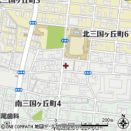 堺三国ヶ丘郵便局 ＡＴＭ周辺の地図