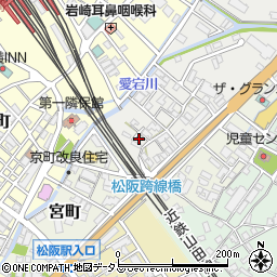 三重県松阪市末広町1丁目268周辺の地図